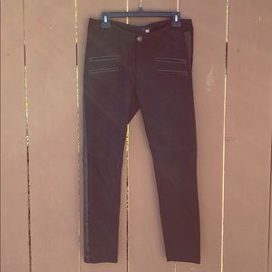 Paige jeans black tuxedo pants